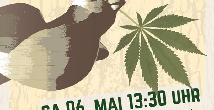 Plakat vom Hanfmarsch am 6.5.2017